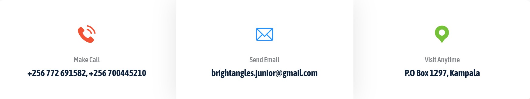 Bright Angels contact details