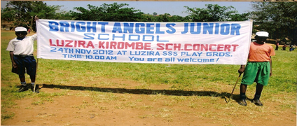 School concert banner
