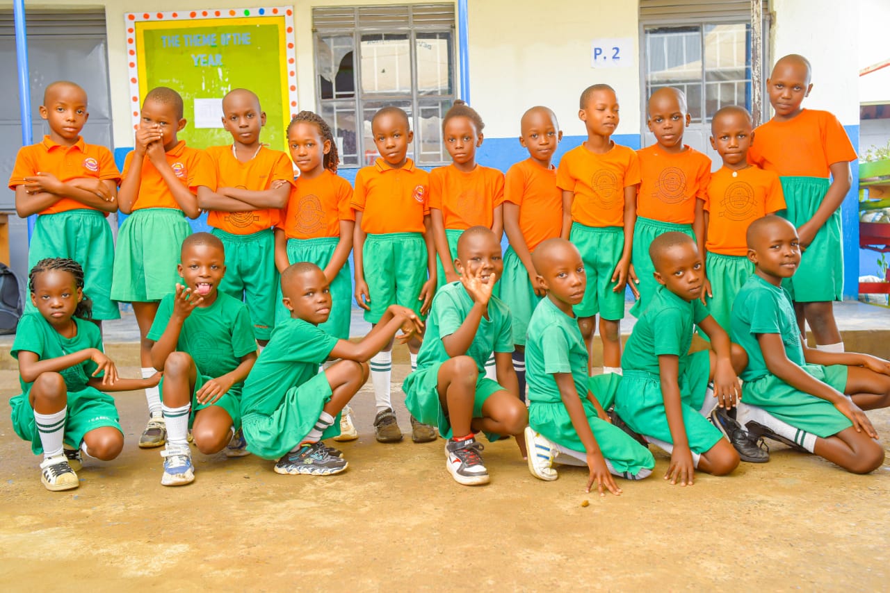 P.2 in orange and green