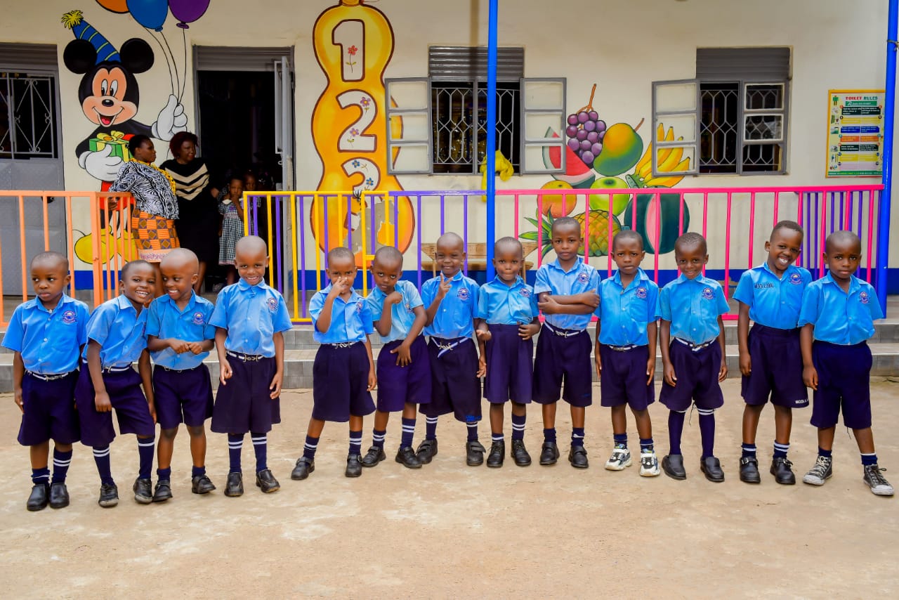 Pre-primary children in uniform